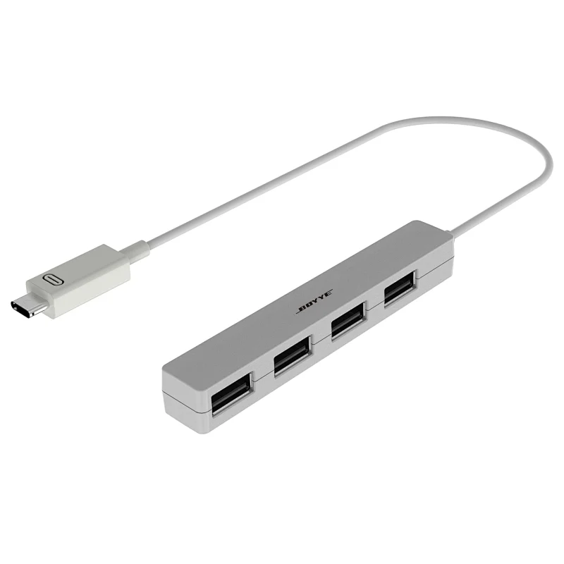 4 port USB 2.0 Hub for high speed data transfer