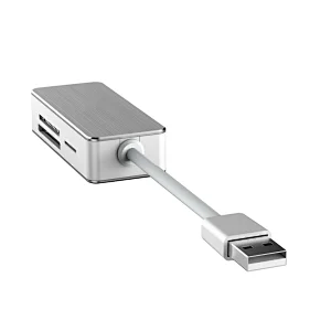 3 in 1 USB 2.0 multi-card reader, SD / microSD / CF