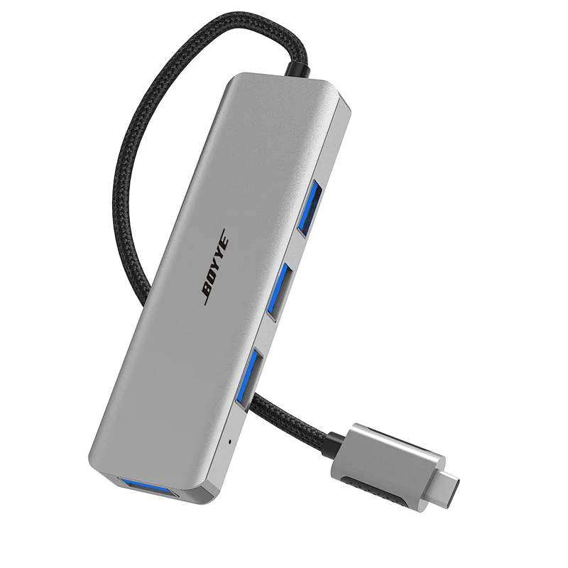 4 port USB-C 3.0 Hub with BC1.2 for data transmission and fast charging