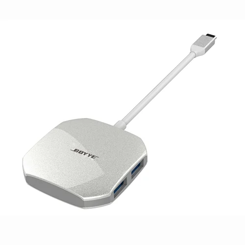 4 port USB-C 3.0 Hub extend to four USB 3.0 A sockets for superspeed data transfer