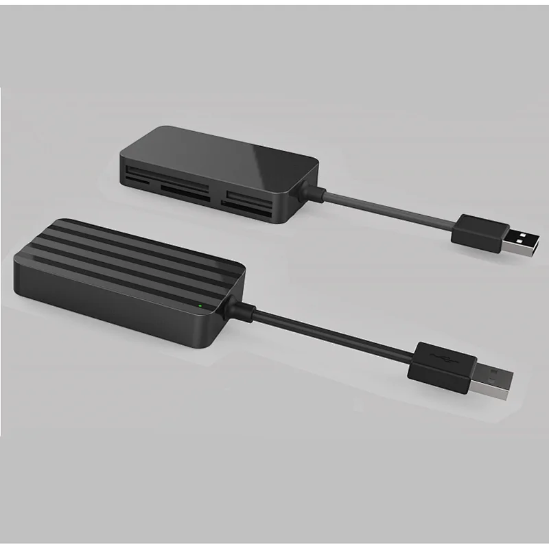 5 in 1 USB 2.0 multi-card reader, SD / microSD / CF / MS / XD