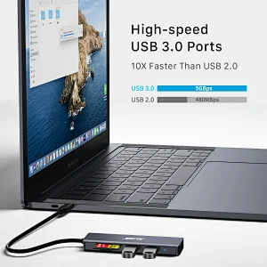 5 IN 1 USB-C adapter with card reader, HDMI
