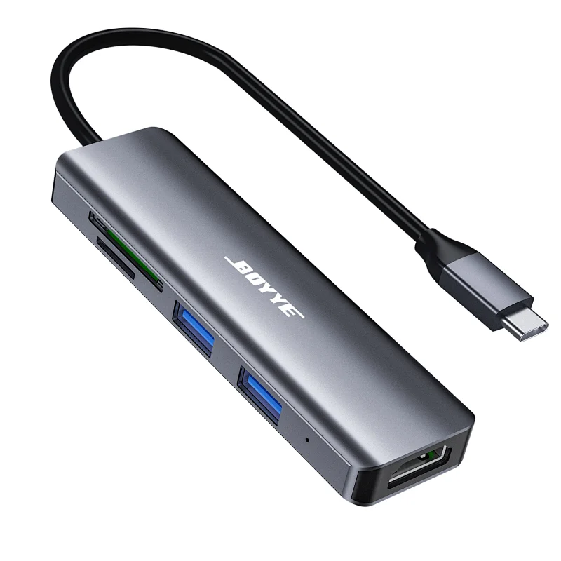 5 IN 1 USB-C adapter with card reader, HDMI