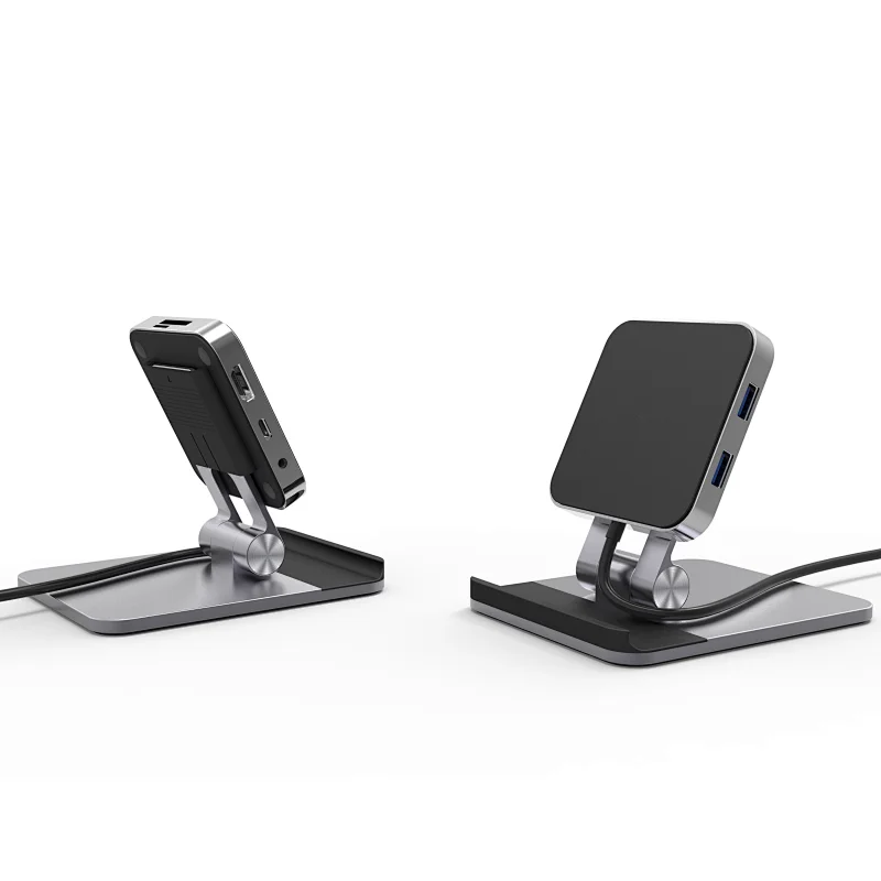 7 IN 1 Type C Hub, With Stand HDMI, Audio, card reader