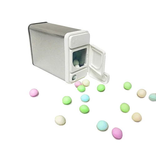 Food Grade Seasonings Metal Box With Plastic Lid Good Sealing No Printing  Tin Box