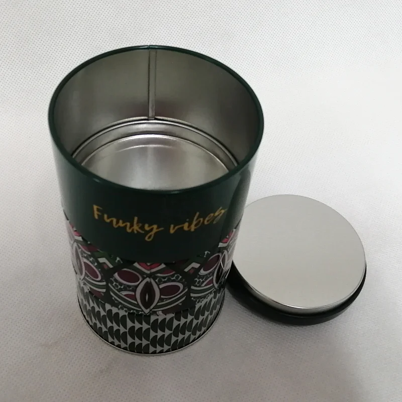Hotsale Custom 3 In 1 Round Shape Food Packing Tin Box Food Packing Tin Container