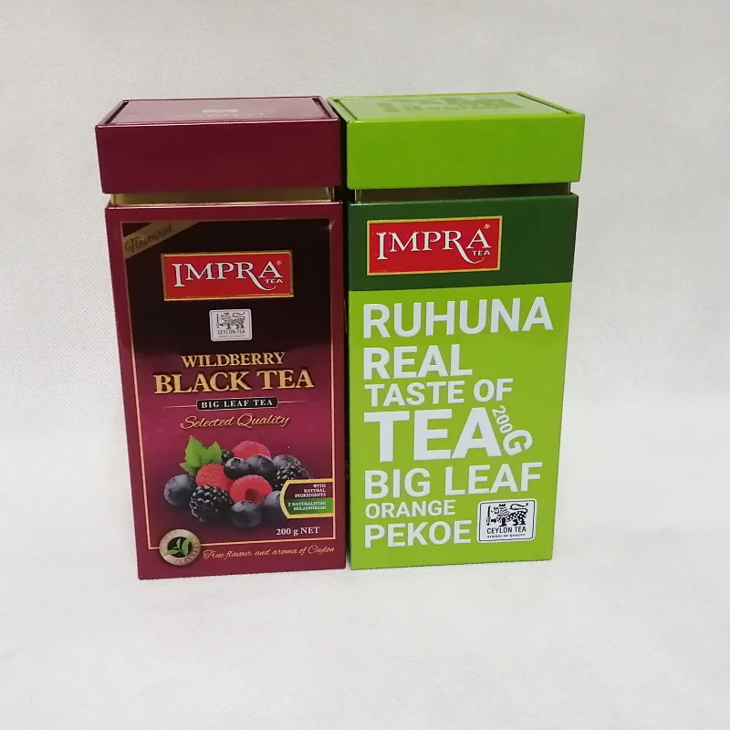 Food Grade Tea Packing Tin Can Tea Tin Box