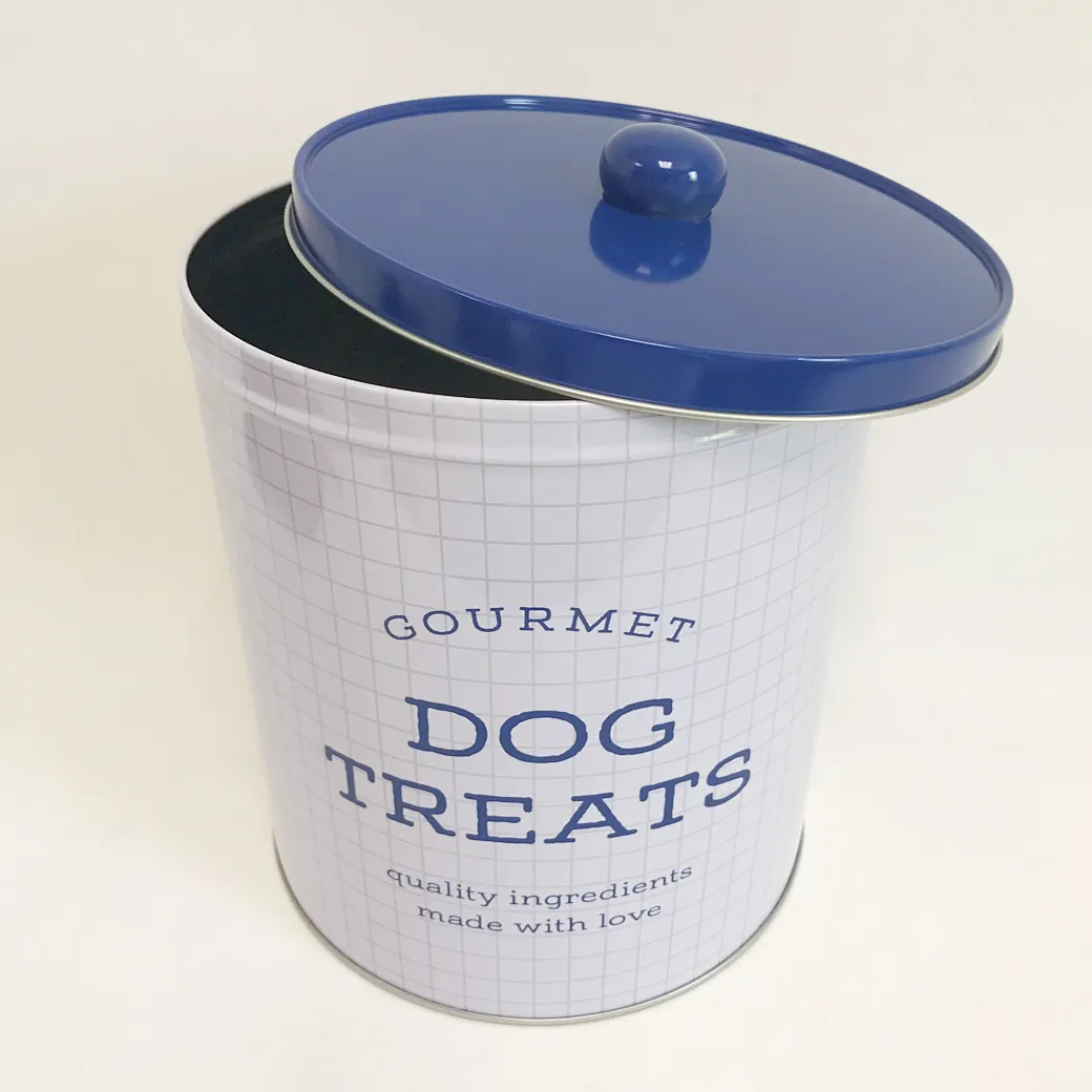 round tin container