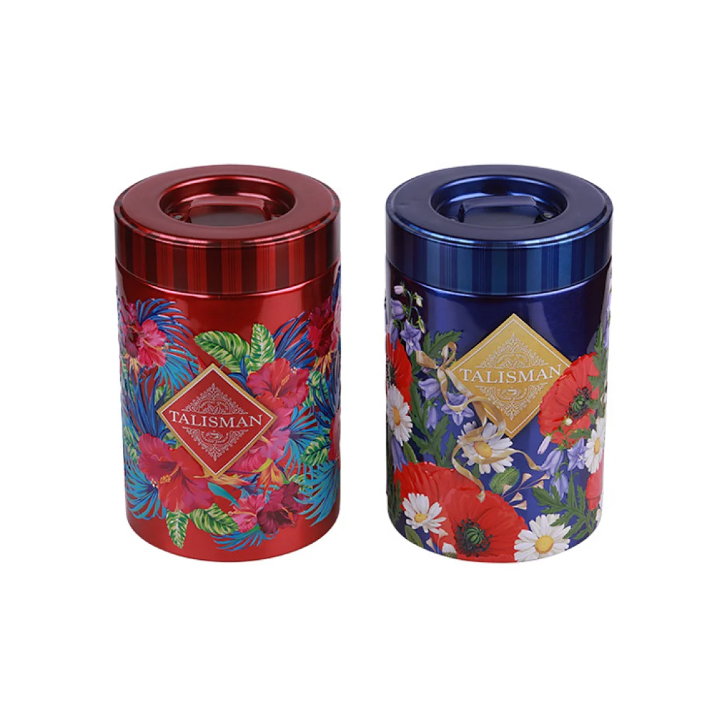 Explore our collection of durable metal tea tins, perfect for storing and preserving the quality of your favorite loose leaf teas. Our metal tea tins come in a variety of sizes and designs, making them ideal for both personal and commercial use.