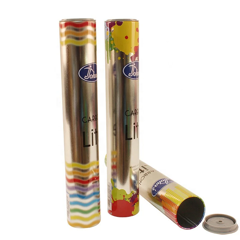 Easy Carry Umbrella Tin Package Round tin box With Plastic Lid Metal Box
