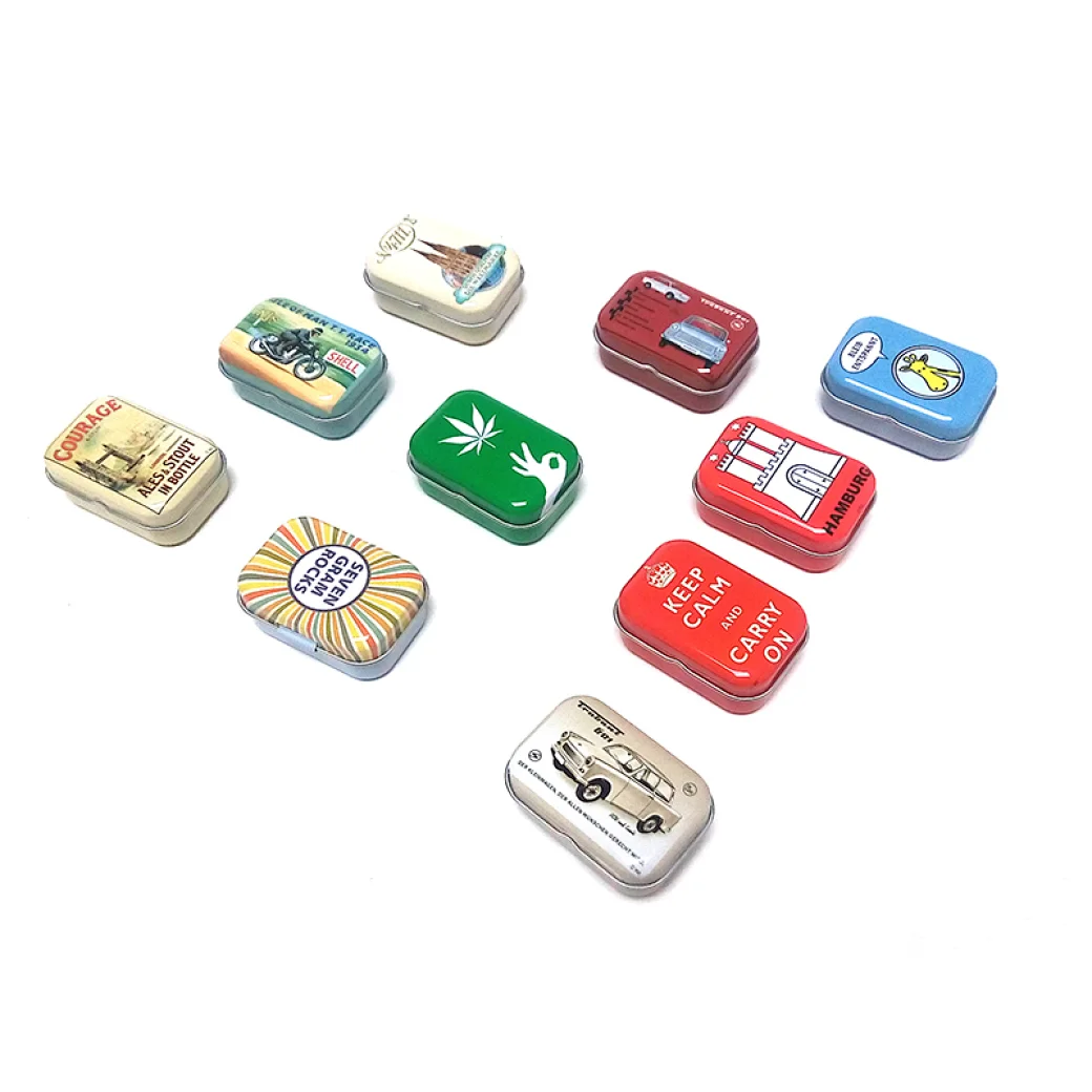 Enjoy the fresh and sweet taste of mint candy with our mint candy tins collection. Portable and perfect for on-the-go, available in a variety of sizes and designs.