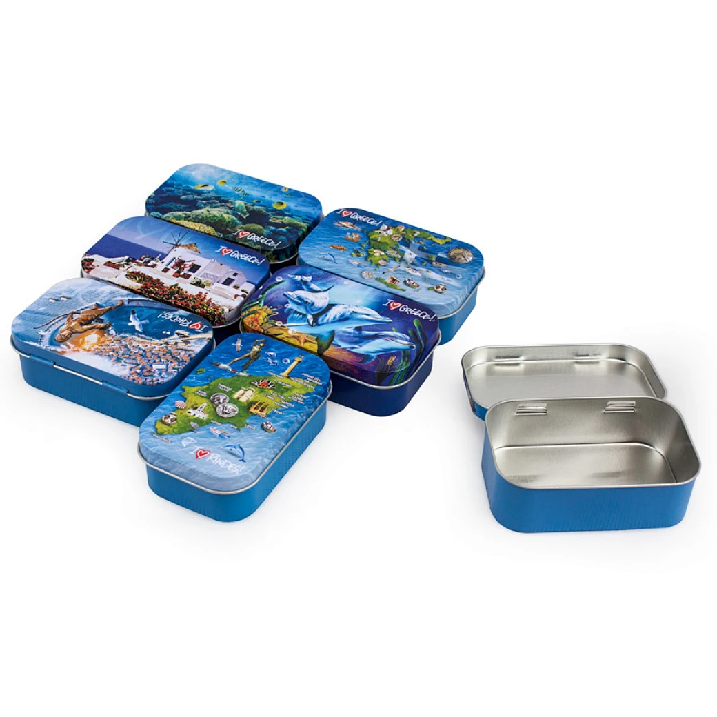 Store your mints in our durable metal mint tins. Portable and perfect for on-the-go, available in a variety of sizes and designs.