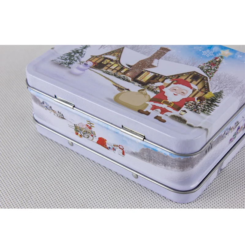 tin lunch box plain with handle for metal gift box tin box packaging
