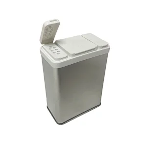 Food Grade Seasonings Metal Box With Plastic Lid Good Sealing No Printing  Tin Box