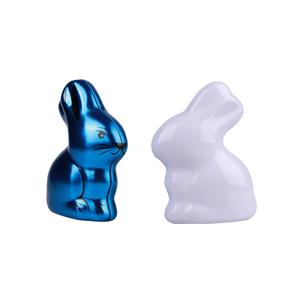 rabbit shape tin can
