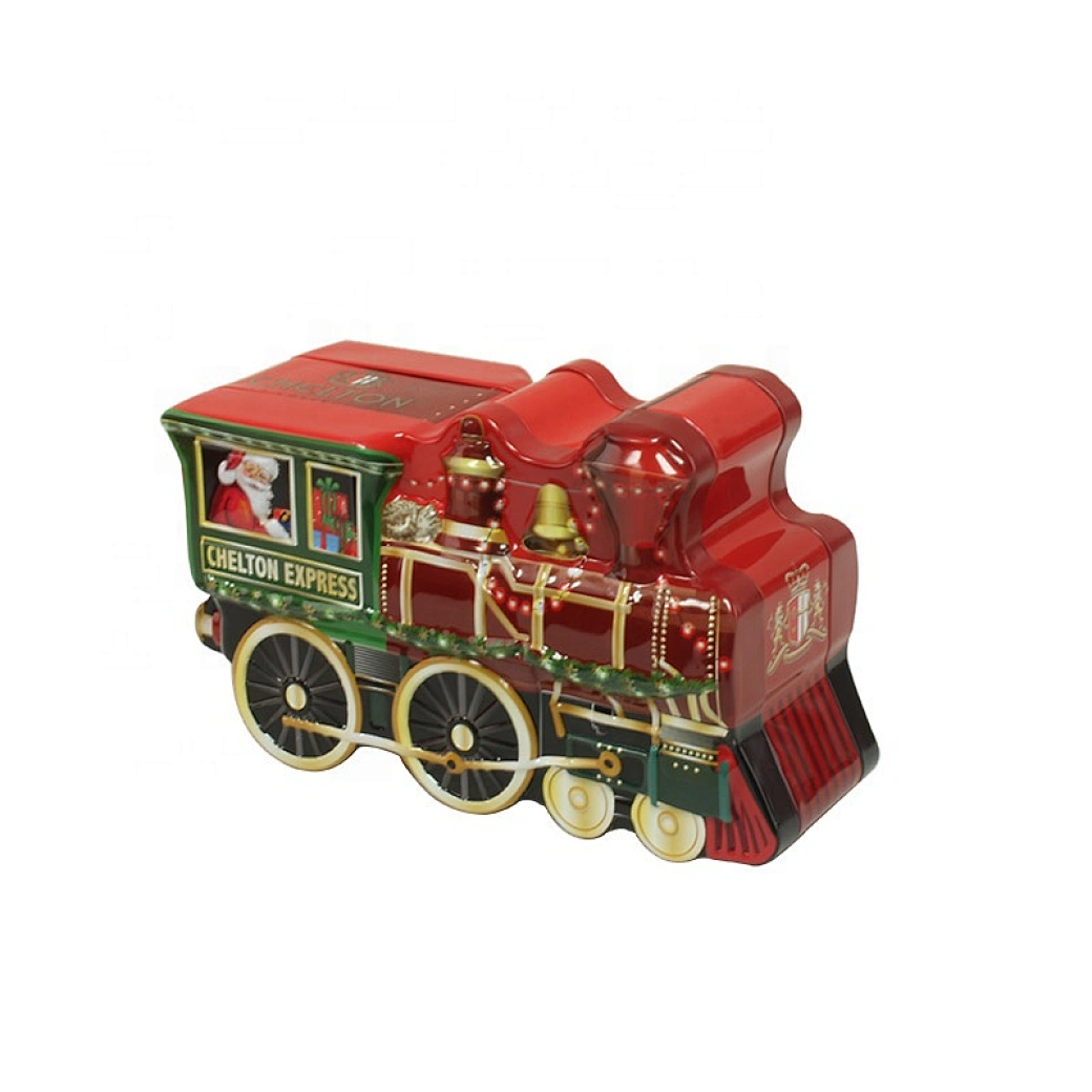 When I was a child, I had a train tin that was my favorite thing in the world. It was a colorful tin designed to look like a toy train, complete with wheels and a chimney.