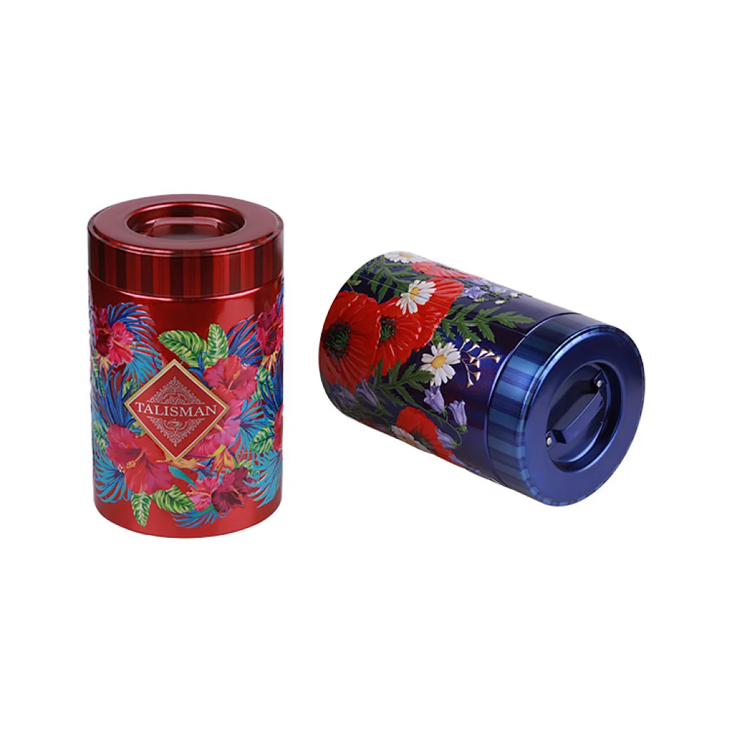 Explore our collection of durable metal tea tins, perfect for storing and preserving the quality of your favorite loose leaf teas. Our metal tea tins come in a variety of sizes and designs, making them ideal for both personal and commercial use.