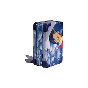 Food Grade Square Food Can Tin With Handles Lunch Tin Box For Cookie