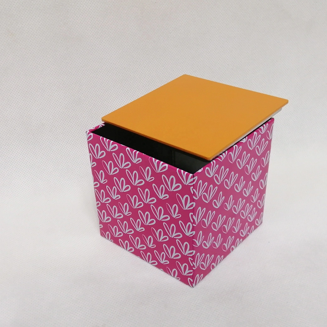 square tin box