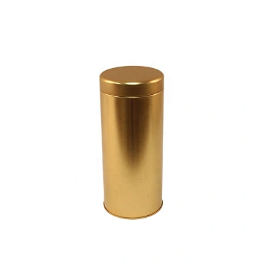 Wholesale Food Grade Custom Round Shape With Inner Lid Tea Cookie Metal Tin Box