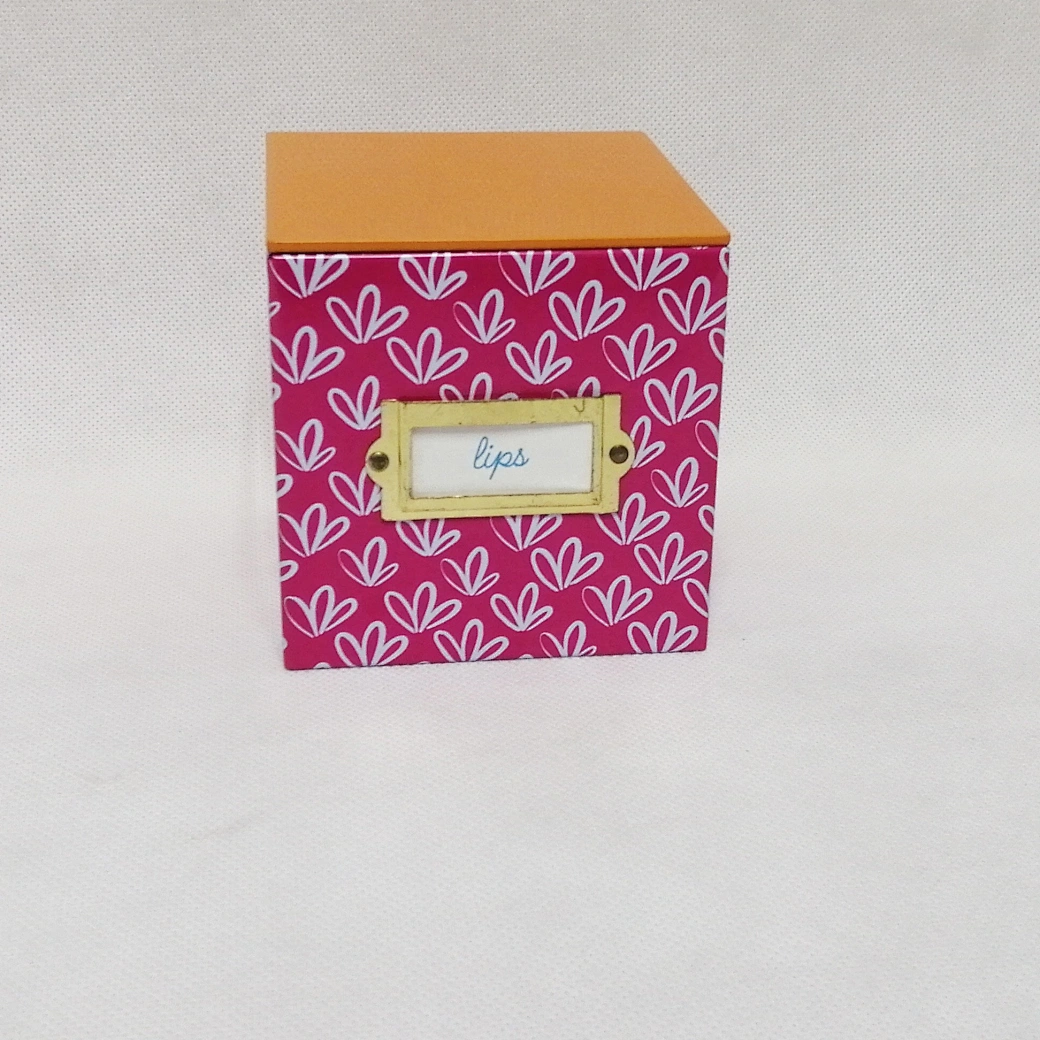square tin box