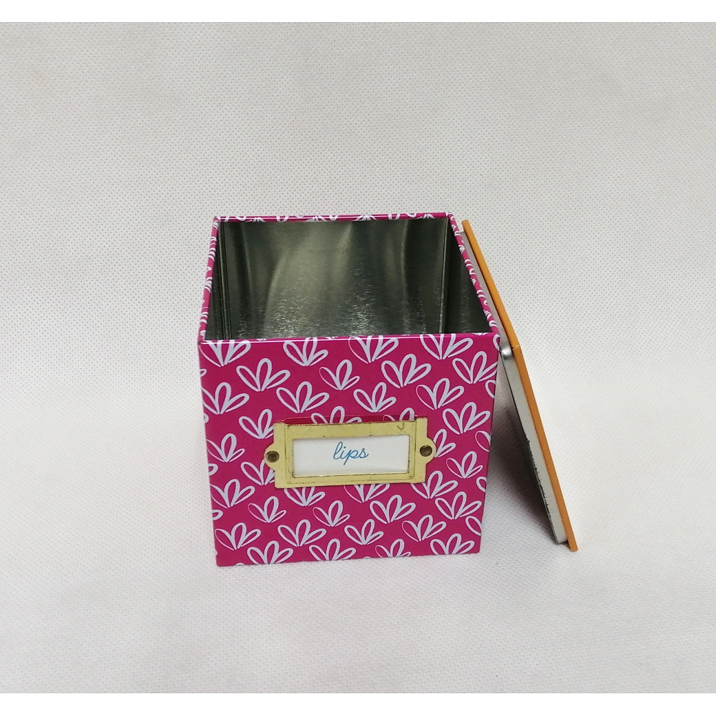 square tin box