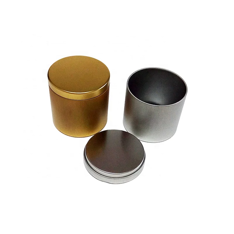 create design zipper tea can customized OEM factory mannufature coffee tin can with window on tin body