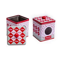 Food Grade Custom Printing Food Packing Tin  Cookies Tin Box Candy Tin Box With Window