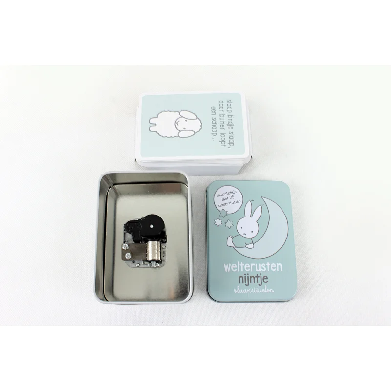 Thanksgiving Metal Boxes Gift Metal Can With Story Cards and Music Box
