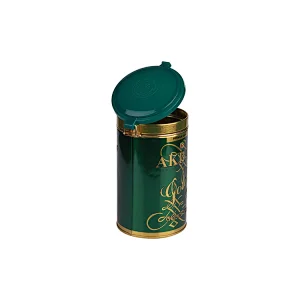 High quality round metal tin tea tin box airtight tea storage metal package