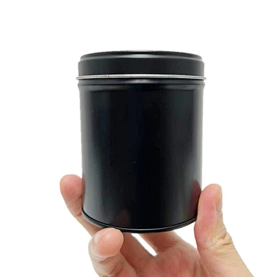 Custom Printing Tin Jar Round Metal Can Spice Tea Coffee Tin Cans With Lid
