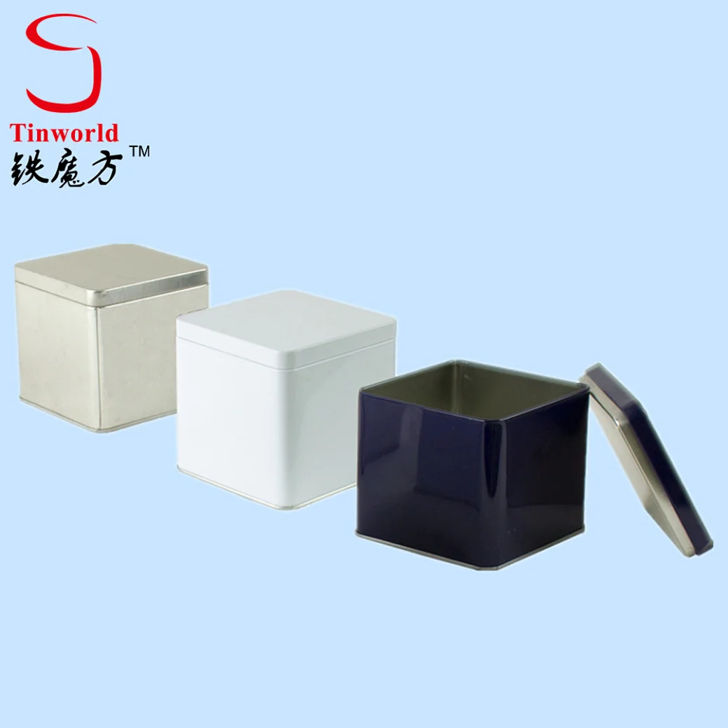 Our square tins are perfect for storing and organizing small items. Available in a variety of sizes, colors, and designs, these tins are perfect for home, office, or travel. Personalize with your own logo or message for an added touch.