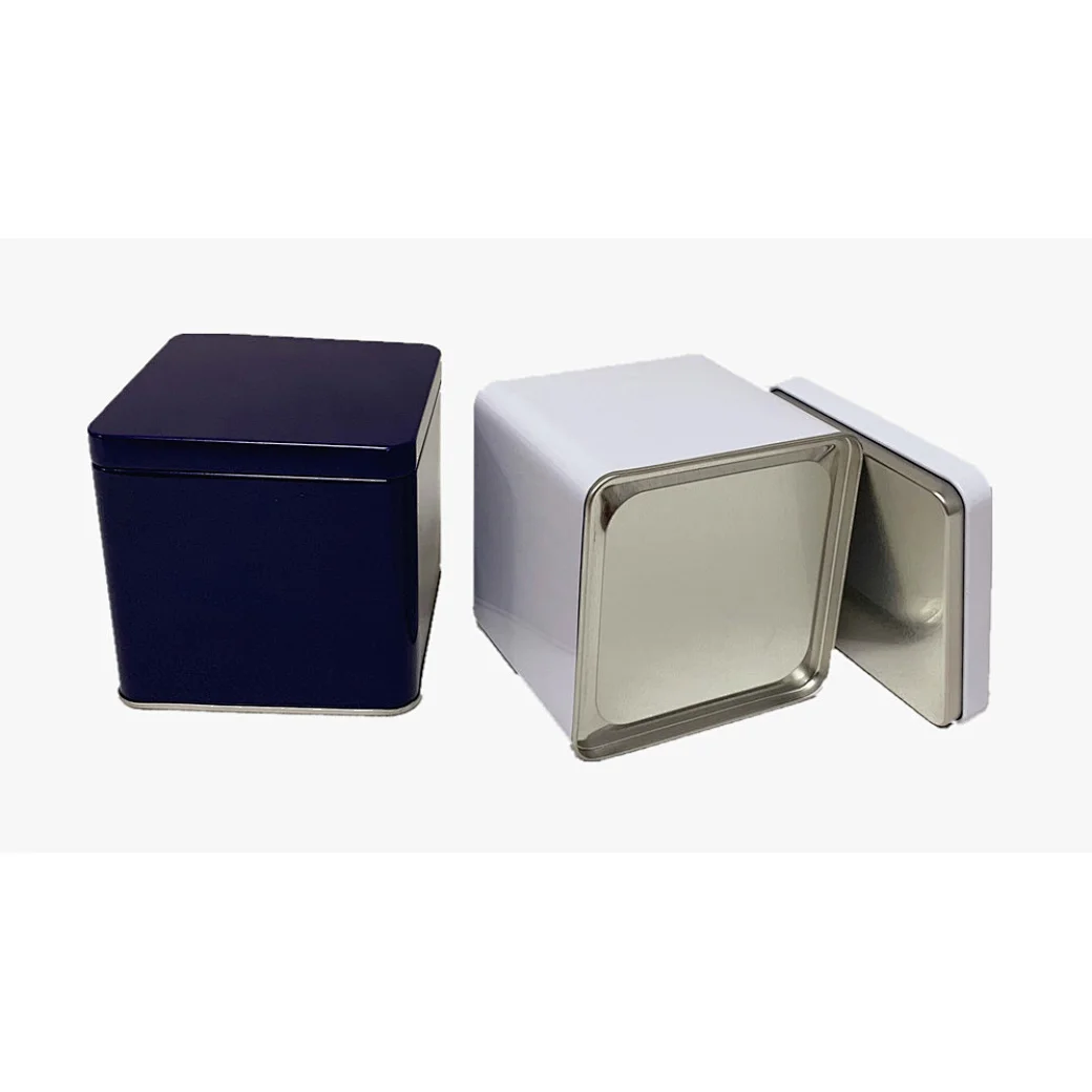 Our square tins are perfect for storing and organizing small items. Available in a variety of sizes, colors, and designs, these tins are perfect for home, office, or travel. Personalize with your own logo or message for an added touch.