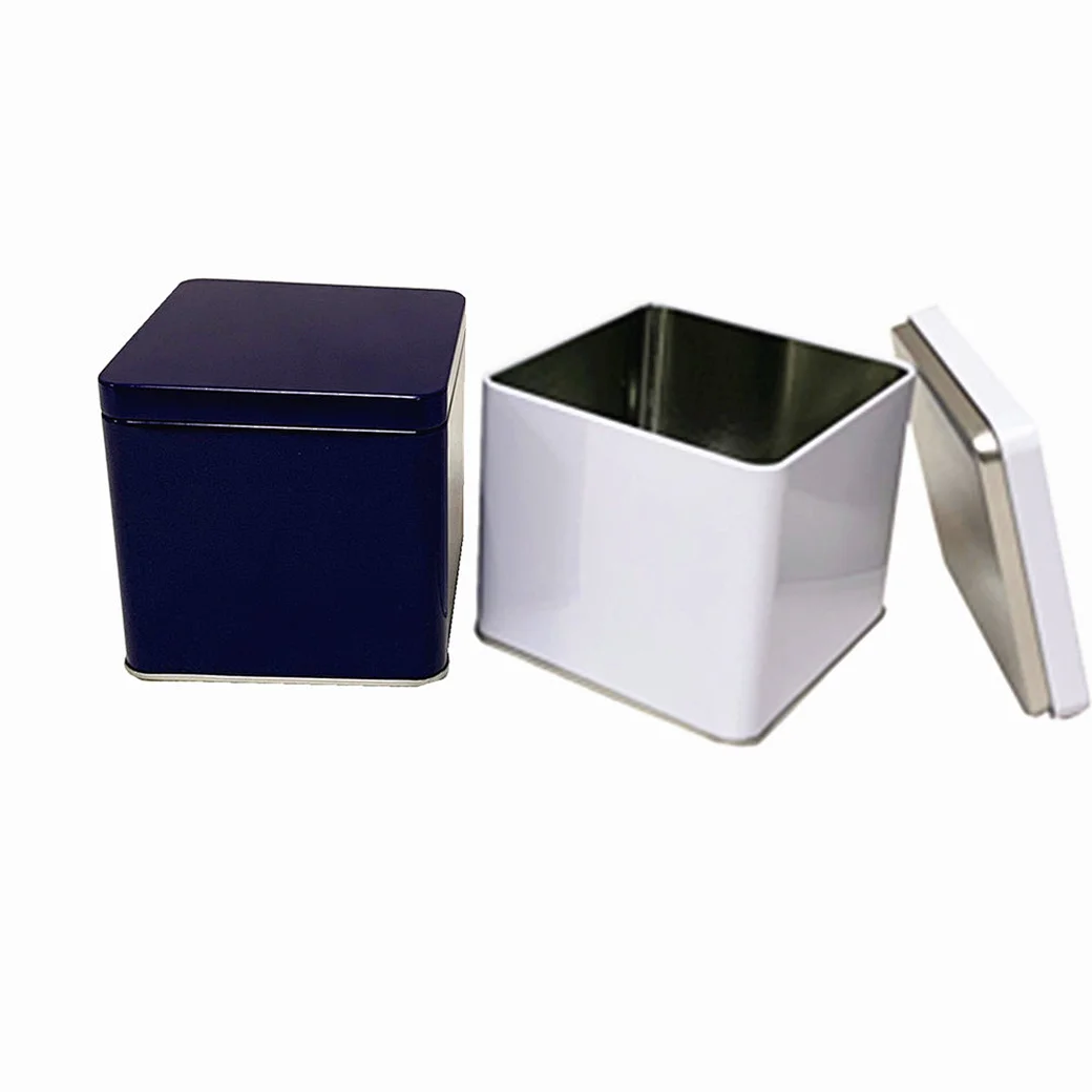 Our square tins are perfect for storing and organizing small items. Available in a variety of sizes, colors, and designs, these tins are perfect for home, office, or travel. Personalize with your own logo or message for an added touch.