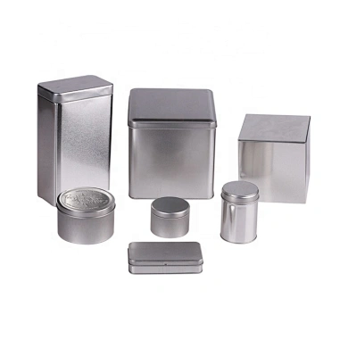 Wholesales plain round candle holder metal box candle tin can tin package