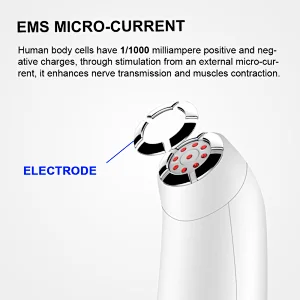 portable 660nm professional red light therapy ems micro current massage beauty products equipment