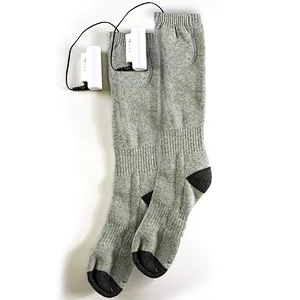 electric rechargeable smart heating socks thermal winter heated socks