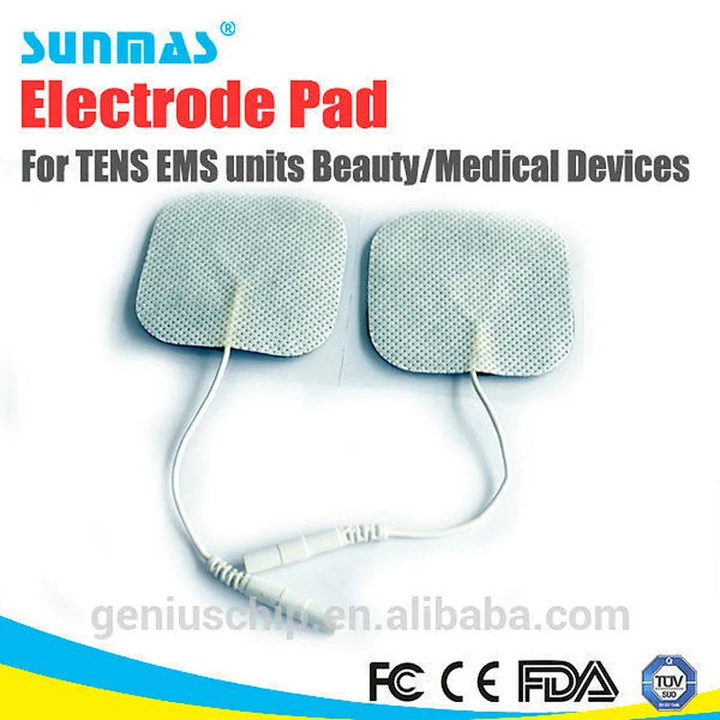 Sunmas XL size palm microcurrents electric muscle stimulator pads electrode for tens unit