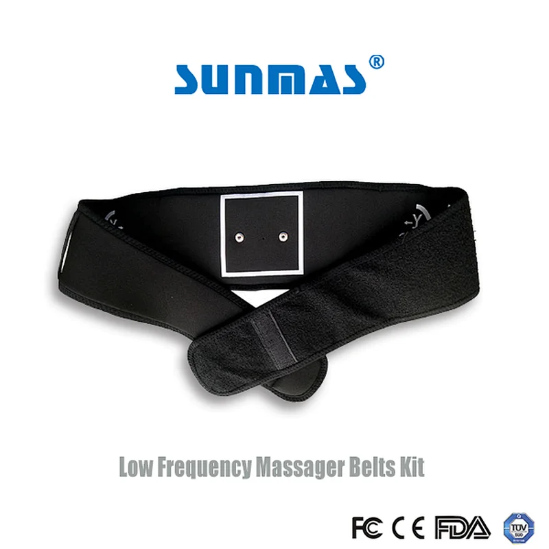 Sunmas CE FDA FCC approved posture corrector magnetic massage back pain relief belt