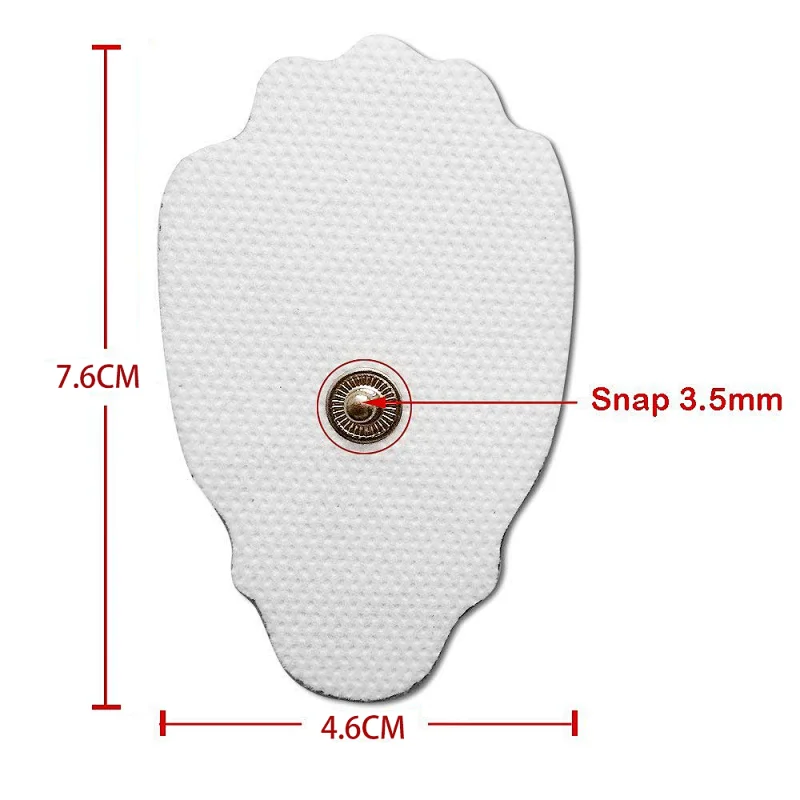 SUNMS palm small medium and large snap self adhesive electrodes pads