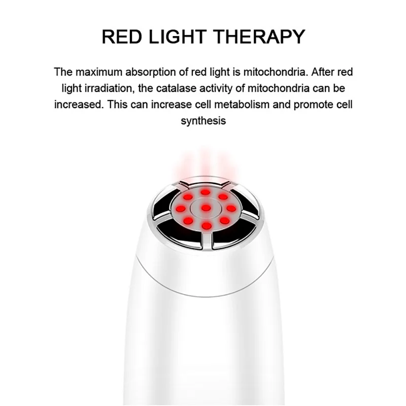 portable 660nm professional red light therapy ems micro current massage beauty products equipment