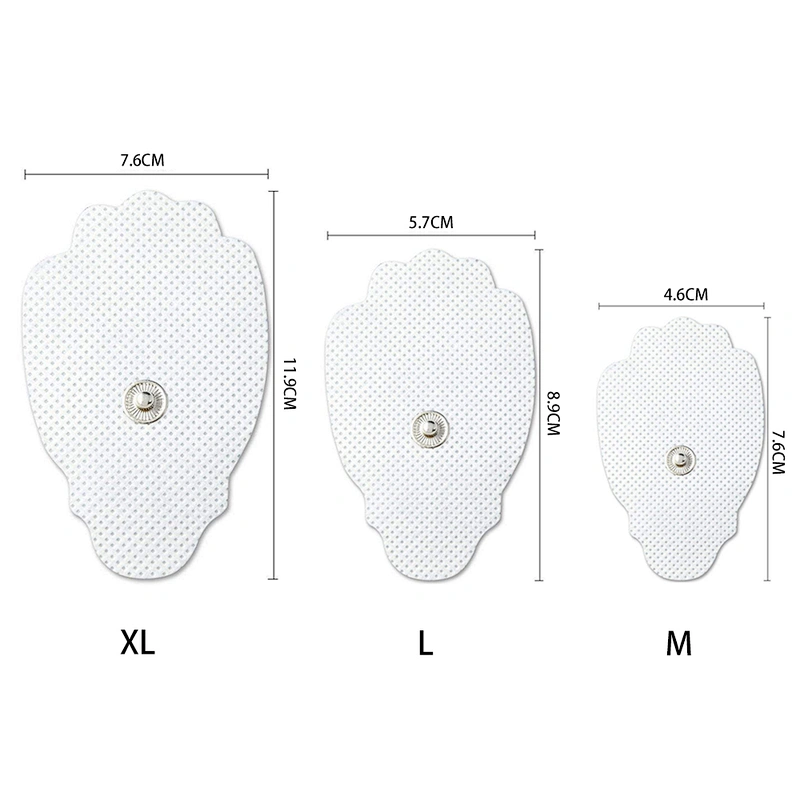 SUNMS palm small medium and large snap self adhesive electrodes pads