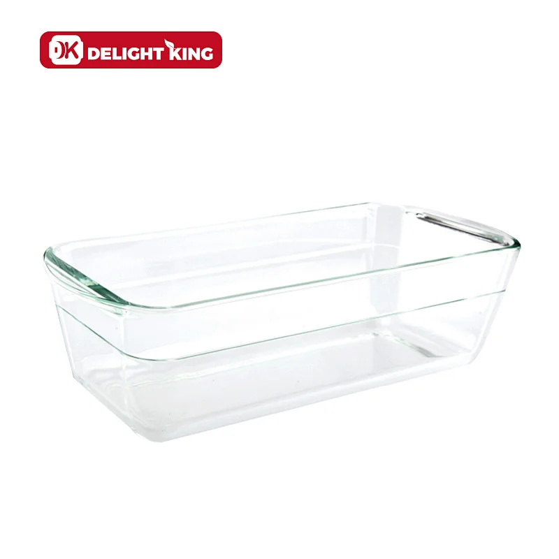 borosilicate glass loaf , glass loaf pan , mini loaf pan baking DK
