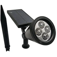 12V LED garden lamp light solar panel waterproof