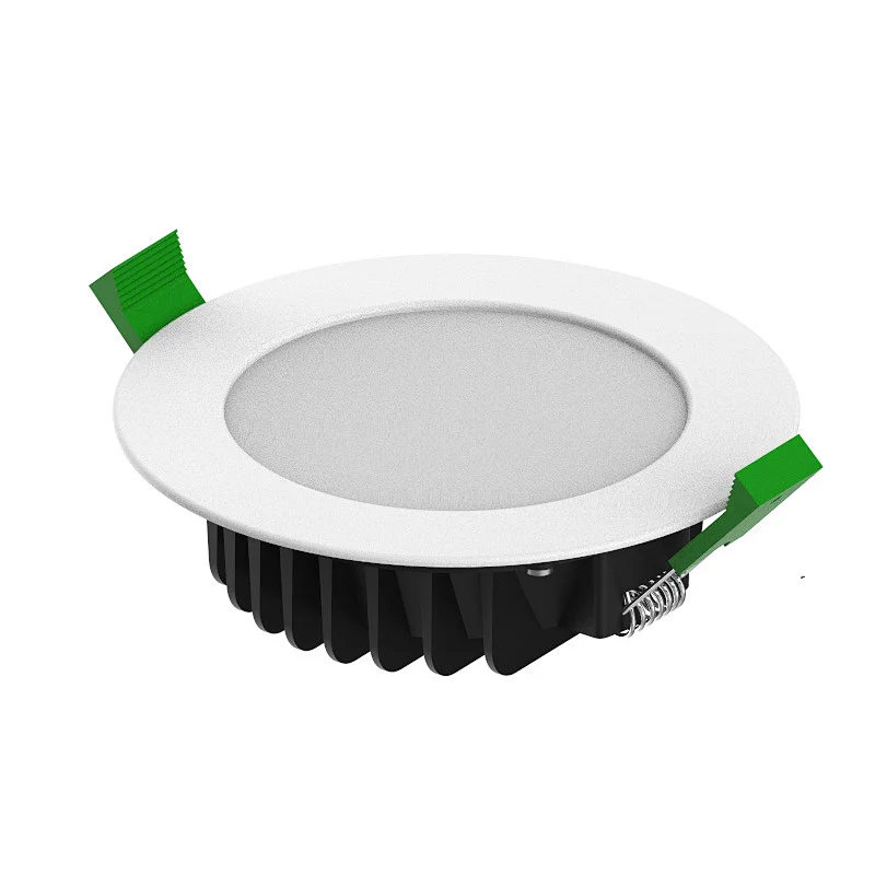 CCT AND adjustable color temperature 8W 9W 10W 12W EMC PLASTIC aluminum Ra80 LED downlight