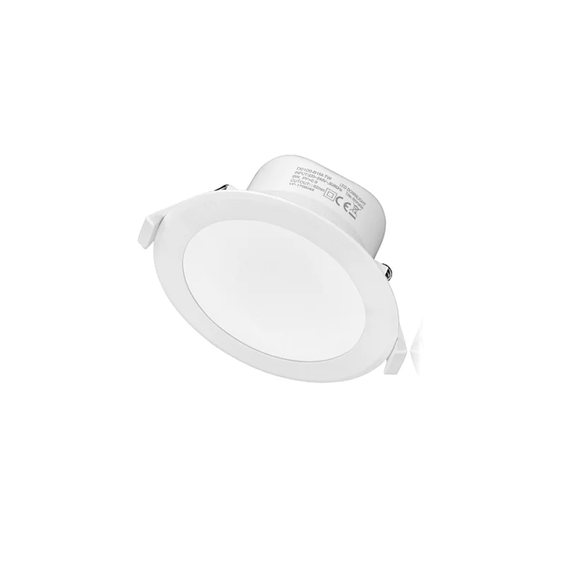 CCT AND adjustable color temperature 8W 9W 10W 12W EMC PLASTIC aluminum Ra80 LED downlight