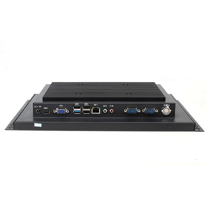 15 inch industrial grade panel pc metal cabinet open frame resistive touch screen pc