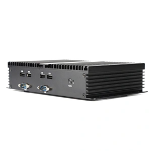 Bestview 8GB RAM 128GB SSD 4xLAN Mini Fanless desktop PC with Intel Celeron Dual Core CPU industrial pc