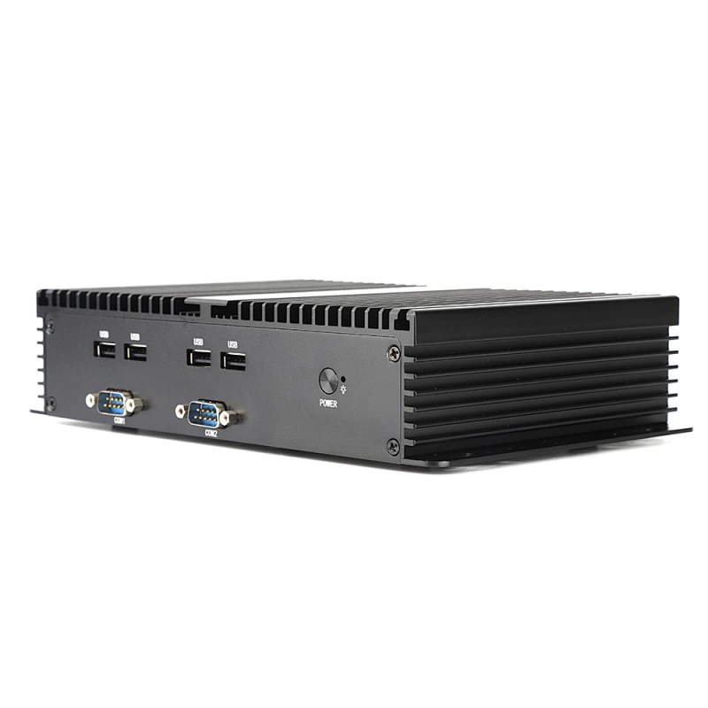 Bestview 8GB RAM 128GB SSD 4xLAN Mini Fanless desktop PC with Intel Celeron Dual Core CPU industrial pc