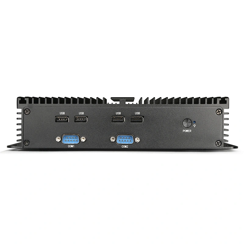 Bestview 8GB RAM 128GB SSD 4xLAN Mini Fanless desktop PC with Intel Celeron Dual Core CPU industrial pc